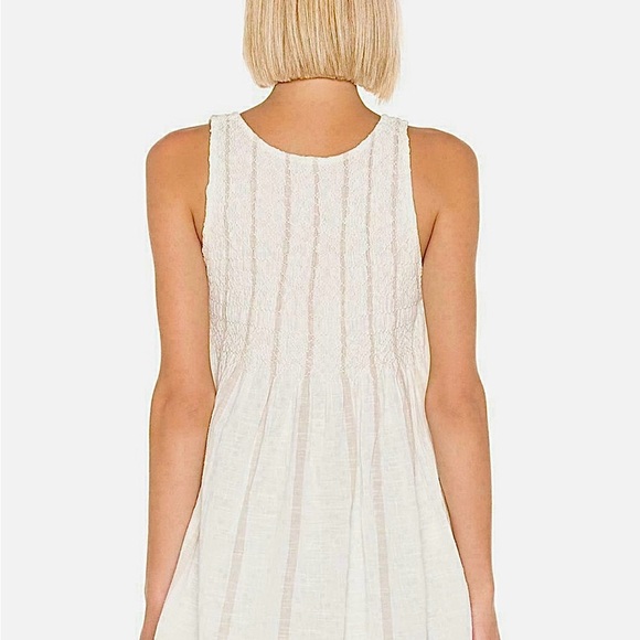 Free People Obi Posey Linen blend tank tunic. Ivory/beige. Size M. - Picture 2 of 10